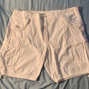 Polo White Cargo Shorts